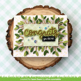 LAWN FAWN: Scripty Congrats Outline | Lawn Cuts Die
