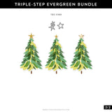 CONCORD & 9 th : Triple Step Evergreen | Stamp & Die Bundle
