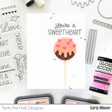 PRETTY PINK POSH:  Valentine Greetings | Stamp