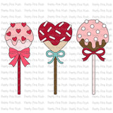 PRETTY PINK POSH: Valentine Cake Pops | Die