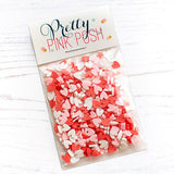PRETTY PINK POSH:  Clay Confetti | Valentine Hearts