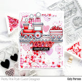 PRETTY PINK POSH:  Decorative Hearts | Stamp