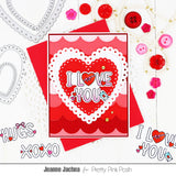 PRETTY PINK POSH:  Valentine Word Scenes | Stamp
