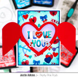 PRETTY PINK POSH:  Valentine Word Scenes | Stamp