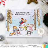 MAMA ELEPHANT: Build a Snowman | Stamp