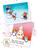 MAMA ELEPHANT: Very Merry Sentiments | Stamp