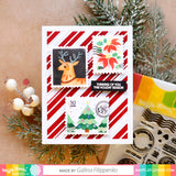 WAFFLE FLOWER: Postage Collage Christmas | Stencil