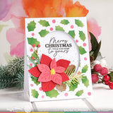 WAFFLE FLOWER: Holly Jolly Background | Stencil