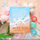 WAFFLE FLOWER: Beach Days Greetings | Stamp