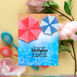 WAFFLE FLOWER: Beach Umbrella | Combo Die & Stencil