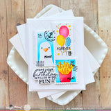 WAFFLE FLOWER: Birthday Wishes | Combo Stamp & Die
