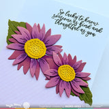 WAFFLE FLOWER: Inside Sentiments Thanks 2 | Stamp