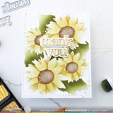 WAFFLE FLOWER: Sunflower Cluster | Combo Die & Stencil