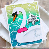 WAFFLE FLOWER:  Intertwined Swans | Die