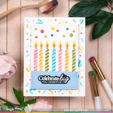 WAFFLE FLOWER: Sweet Birthday Sentiments | Combo Stamp & Die