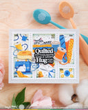 WAFFLE FLOWER: Postage Collage Sew Fun | Stencil