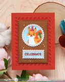 WAFFLE FLOWER: Nesting Postage Collage Blocks | Stencil