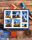 WAFFLE FLOWER: Nesting Postage Collage Greetings | Stamp