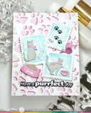 WAFFLE FLOWER: Postage Collage Cat Silhouettes | Die