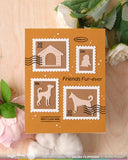 WAFFLE FLOWER: Postage Collage Dog Silhouettes | Die