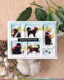 WAFFLE FLOWER: Postage Collage Winter Add-ons | Die