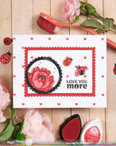 WAFFLE FLOWER: Love You More Sentiments | Stamp