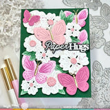 WAFFLE FLOWER: Paper Hug Sentiments | Combo Stamp & Die