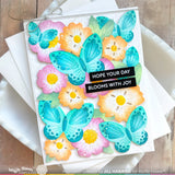 WAFFLE FLOWER: Butterfly Blossom | Stencil