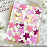 WAFFLE FLOWER: Overlapping Hugs Additions| Combo Stamp & Die