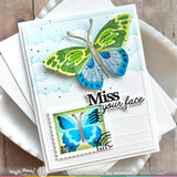 WAFFLE FLOWER: Paper Hug Sentiments | Combo Stamp & Die