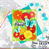 WAFFLE FLOWER: Paper Hug Sentiments | Combo Stamp & Die