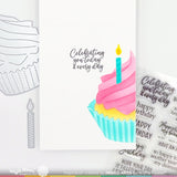 WAFFLE FLOWER: Inside Sentiments Birthday 2 | Stamp