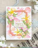WAFFLE FLOWER: Seashell | Coloring Stencil