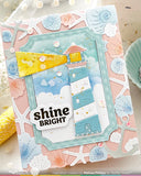 WAFFLE FLOWER: Seashell | Coloring Stencil