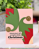 WAFFLE FLOWER: Elf-tastic Sentiments | Combo Stamp & Die