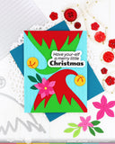 WAFFLE FLOWER: Elf-tastic Sentiments | Combo Stamp & Die