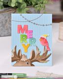 WAFFLE FLOWER: A-moose-ing Sentiments | Combo Stamp & Die