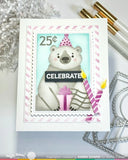 WAFFLE FLOWER: Nesting Postage Collage Blocks | Stencil