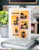 WAFFLE FLOWER: Postage Collage Mush Love | Stamp