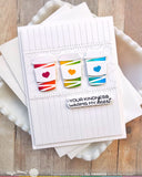 WAFFLE FLOWER: Grateful Heart Sentiments | Combo Stamp & Die