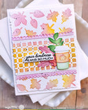 WAFFLE FLOWER: Table Runner Pattern | Stencil