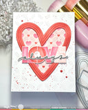 WAFFLE FLOWER:  Double Stitched Hearts | Die