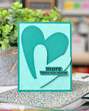 WAFFLE FLOWER:  Double Stitched Hearts | Die