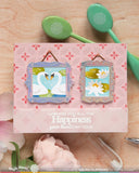 WAFFLE FLOWER: Postage Collage Frames | Die