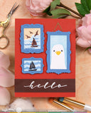 WAFFLE FLOWER: Postage Collage Frames | Die