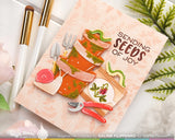 WAFFLE FLOWER: Die | Postage Collage Gardening Add Ons