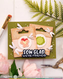 WAFFLE FLOWER: Stamp & Die Combo | Green Thumb Sentiments
