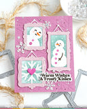 WAFFLE FLOWER: Postage Collage Frames | Die