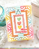 WAFFLE FLOWER: Old Friend Sentiments | Combo Stamp & Die