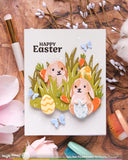 WAFFLE FLOWER: Postage Collage Egg Hunt Icons | Die